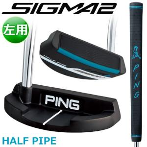 PING [ピン] SIGMA2 [シグマ2] HALF PIPE [ハーフパイプ] 【左用】 パター 【ステルス仕上げ】 【長さ調整機能無し】 PP58ミッドサイズ グリップ [日本正規品]｜yatogolf