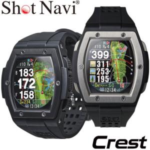 【あすつく対応】 Shot Navi [ショットナビ] Crest [クレスト] 腕時計型GPSナビ｜yatogolf