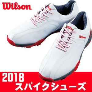 Wilson [ウィルソン] 軽量スパイク メンズ ゴルフシューズ WSSS1860 ホワイト｜yatogolf