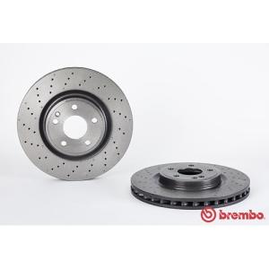 brembo ブレンボ ブレーキディスク フロント メルセデスベンツ CLAクラス W117 CLA250 4マチック 117346用 09.B807.51｜yatoh2