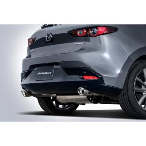 AUTOEXE マフラー プレミアムテールマフラー マツダ MAZDA3 ファストバック 2WD AT BPEP-〜102510用 （旧品番：MBP8Y10） BPA2 V5 810｜yatoh2