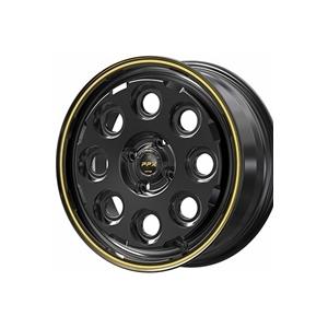 共豊 PPX MIL:8 4.5J-14 と グッドイヤー ベクター フォーシーズンズ ハイブリッド 155/65R14の4本セット｜yatoh