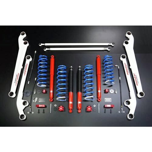 モンスタースポーツ XCLハイトアップサスペンションセット パッケージC ラテラルロッド：ピロボール...