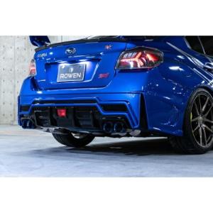 ROWEN エアロ PREMIUM Edition リアバンパー FRP製 素地 スバル WRX STI 4WD 後期 VAB用 1S006P00｜yatoh