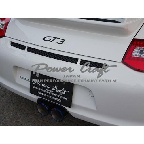パワークラフト ハイブリッドエキゾーストマフラーシステム ポルシェ GT3/GT3 RS 997用 ...