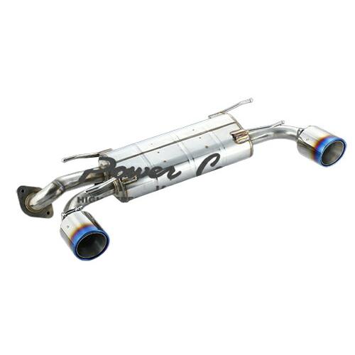 パワークラフト エキゾーストマフラーシステム RSダブルテールタイプ スバル BRZ 後期 ZC6用...