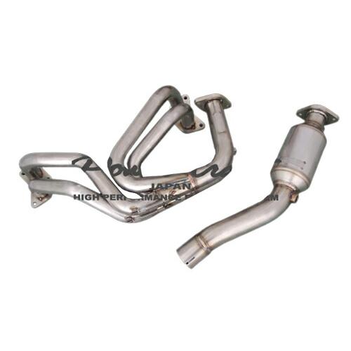 パワークラフト エキゾーストマニホールド＆メタル触媒セット スバル BRZ ZD8用 45φ→54φ...
