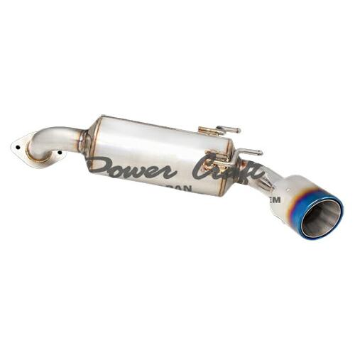 パワークラフト シングルテールリアマフラー スバル BRZ ZD8用 (P-SU270126)