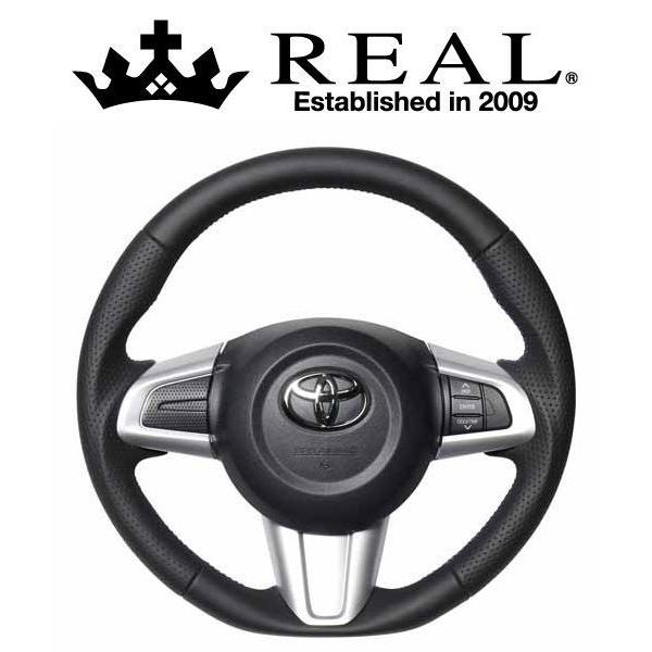 REAL STEERING オリジナルシリーズ トヨタ パッソ M710A/M700A用 オールレザ...