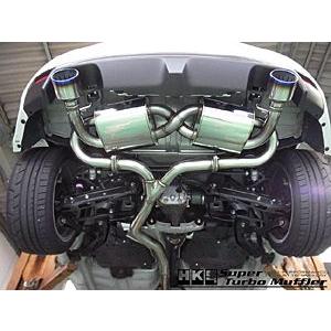 HKS マフラー スーパーターボマフラー スバル インプレッサ WRX STI 4WD GRB用 左右出し 31029-AF005｜yatoh