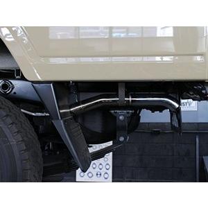 【代引き不可】SUXON マフラー オリジナルマフラー トヨタ ランドクルーザー 70 バン 4WD GRJ76K用 60.5φ下向きテール LCG-076