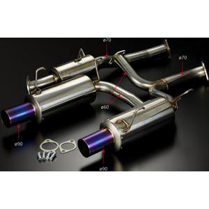 ※週末セール※FD2シビックTypeR 戸田ハイパワーチタンマフラーリアピース TODA RACING 「戸田レーシング TODA」シビック（FD2 TypeR）K20A用