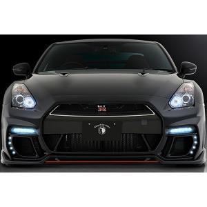 ROWEN エアロ WORLD PLATINUM フロントバンパー FRP製 素地 ニッサン GT-R 4WD 中期 R35用 1N003A00｜yatoh