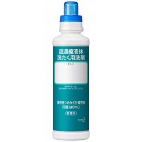 【6個まとめ買い】花王 【空容器】超濃縮液体洗たく用洗剤 業務用つめかえ計量容器 容量600mL　×...