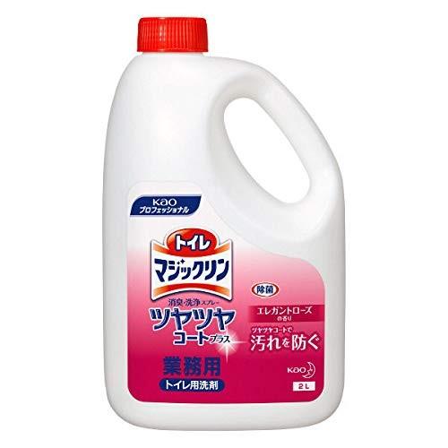 【6個まとめ買い】トイレマジックリン　ツヤツヤコートプラス　エレガンローズの香り　業務用　2L　×6...