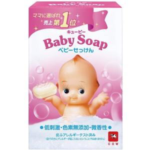 牛乳石鹸 キューピー ベビー 石けん 90g×2 ベビーソープ、シャンプーの商品画像