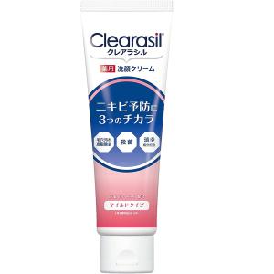 【限定特価】クレアラシル　薬用洗顔フォーム肌にやさしいマイルドタイプ　１２０ｇ｜yatownart