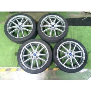 中古 タイヤホイール ホイル WEDS Leonis アルミ 17インチ 4本 yatsu