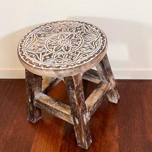 いす 椅子 イス チェア オブジェ アジアン家具 バリ ♪手のスツール