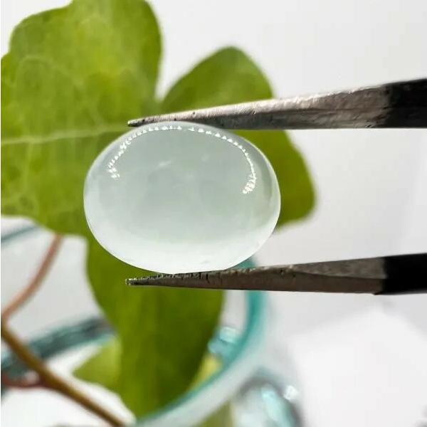 ミルキーアクアマリン 9ｍｍ×7ｍｍ Ｗ77880598♪ 天然石 ルース 宝石 ジェム 裸石 誕生...