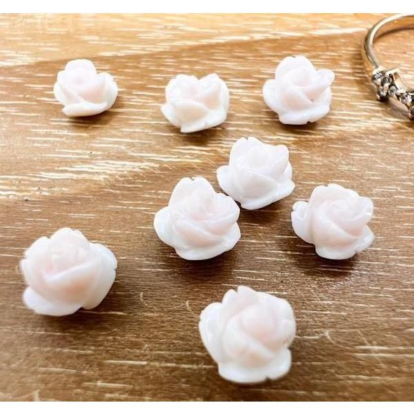 【メール便】シェル（貝）バラ 5ｍｍ W77880732♪ 天然石 ルース 宝石 ジェム 裸石 パワ...