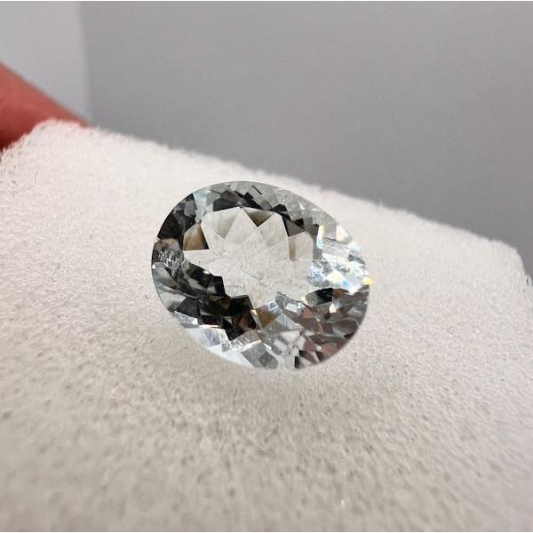 【メール便】アクアマリン オーバル8mm×10mm W77880248♪ 天然石 ルース 宝石 ジェ...