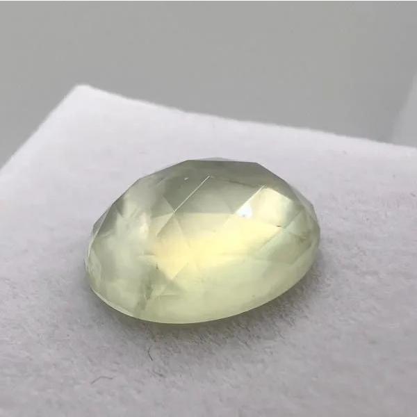 プレナイト オーバル ドームローズカット14mm×10mm W77880512♪ 天然石 ルース 宝...