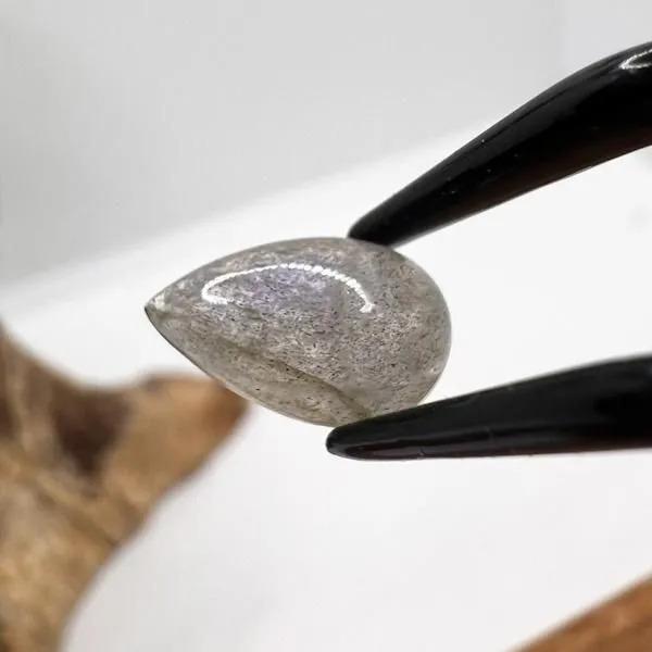 【メール便】ラブラドライト ペアシェイプ 12mm×7,5mm B89880224-27♪ 天然石 ...