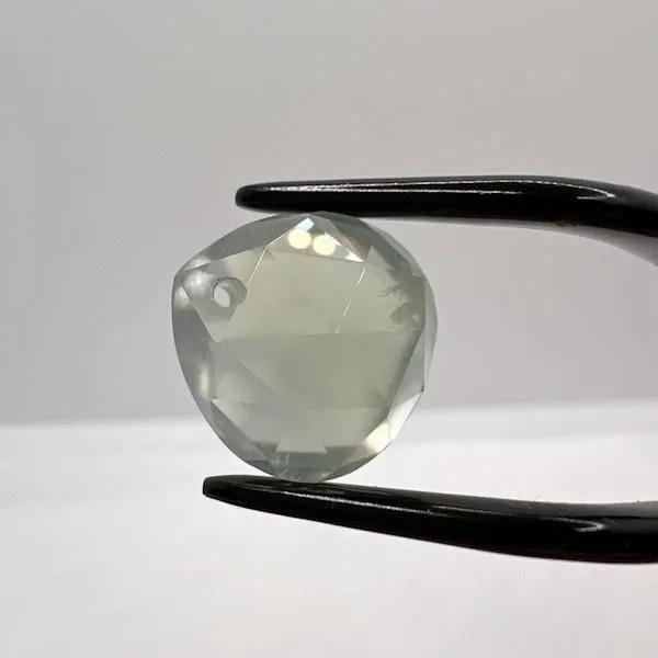 プレナイト 12mm×12mm ドロップ W77880430♪ 天然石 ルース 宝石 ジェム 裸石 ...