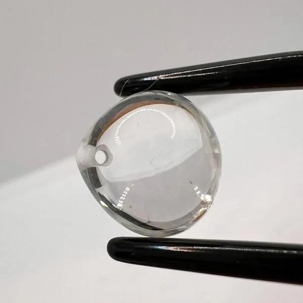 ホワイトトパーズ 12mm カボション ドロップ W77880441♪ 天然石 ルース 宝石 ジェム...