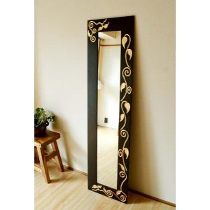 鏡 ミラー姿見 ガラス ゴージャス エレガント アンティーク調