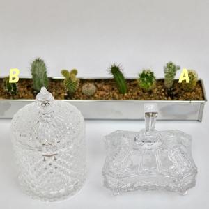 小物入れ ガラストレイ アクセサリー入れ キャンディーポット