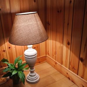 間接照明 スタンドライト おしゃれ アジアン アンティーク風ストッファランプラウンド ホワイト おしゃれ