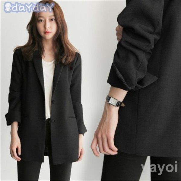 テーラード レディース スーツ 無地 ゆったり 黒 おしゃれ 春 秋 アウター フォーマル  スーツ...