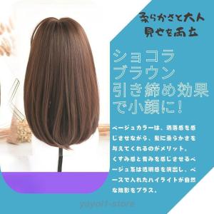 ウィッグ 前髪なし セミロング ロング ボブ ...の詳細画像3