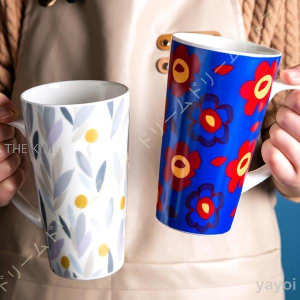 マグカップ ホワイト 500ml 北欧スタイル マグカップ 白 赤 青 薄い灰色 可愛い 単色 多用...