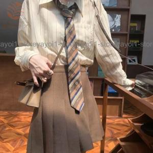 プリーツスカート ミニ 制服 ペチパンツ付き ...の詳細画像4
