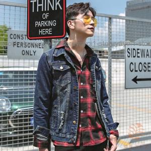 TRAMAROSSA / Gジャン/Hermes/L/デニム/IDG/無地 TRAMAROSSA◇Gジャン/Hermes/L/デニム/IDG/無地 : セカンドストリート