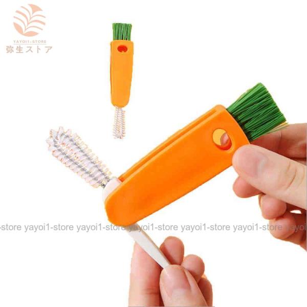 ボトルブラシ 哺乳瓶 ブラシ ボトル洗い ストローブラシ コップ洗い カップブラシ 水筒ブラシ 隙間...