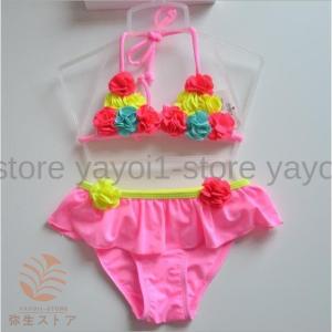 キッズ水着 セパレート 上下セット みずぎ 女...の詳細画像4