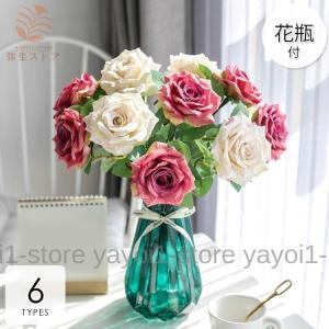 造花 アレンジメント 陶器の花瓶付き ☆特別ご奉仕価格☆フラワーアレンジメント 造花 メリンダローズ