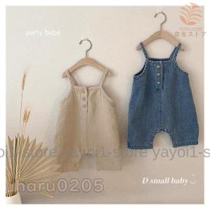 サロペット 赤ちゃん ベビー服 ロンパース 子...の詳細画像1