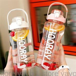 ウォーターボトル マグボトル 水筒 大容量 おしゃれ ストロー付き クリアボトル 2リットル 1500ml 目盛り 手提げ付き 水分補給 スポーツ 運動用 Yfb Lbsb1 弥生ストア 通販 Yahoo ショッピング