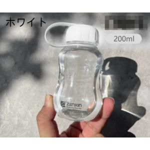 ミニボトル 水筒 可愛い 透明ボトル 200M...の詳細画像1