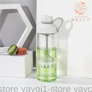 水筒 570ml 680ml クリアボトル 素材 耐熱 茶漉し付き 手提げ付き ウォーターボトル 目盛り 持ち運び便利 給水｜yayoi1-store