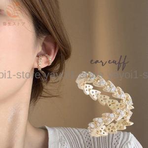 イヤーカフ レディース ロング 透かし 蝶 チョウ バタフライ シルバー