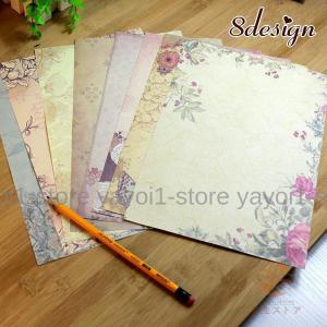 便箋 便せん レター用紙 レターペーパー メモ用紙 文房具 文具 イラスト 花 花柄 上品 おしゃれ 大人っぽい 可愛い かわいい ステーショナリー Yfg Mizk3 弥生ストア 通販 Yahoo ショッピング