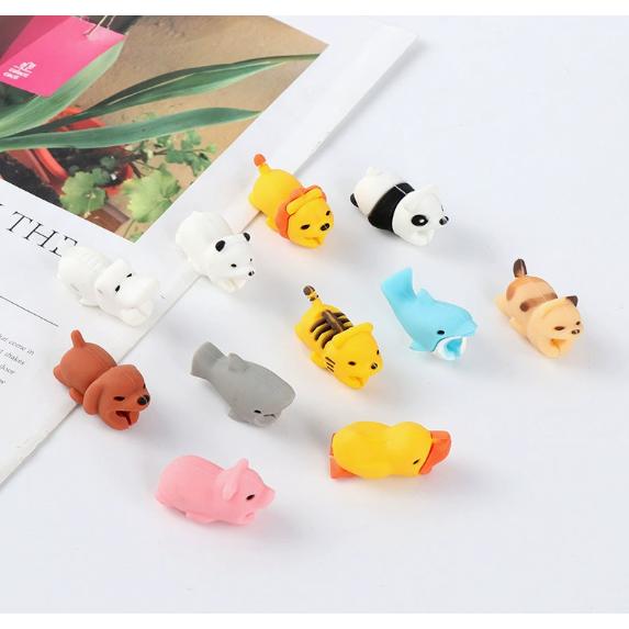 ケーブルバイト iPhone 充電ケーブル カバー 断線防止 保護 アンドロイド Apple純正 ラ...