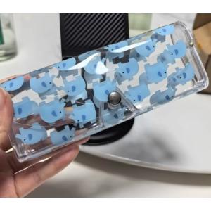メガネケース 雑貨 ソフト 透明 クリア 眼鏡...の詳細画像5