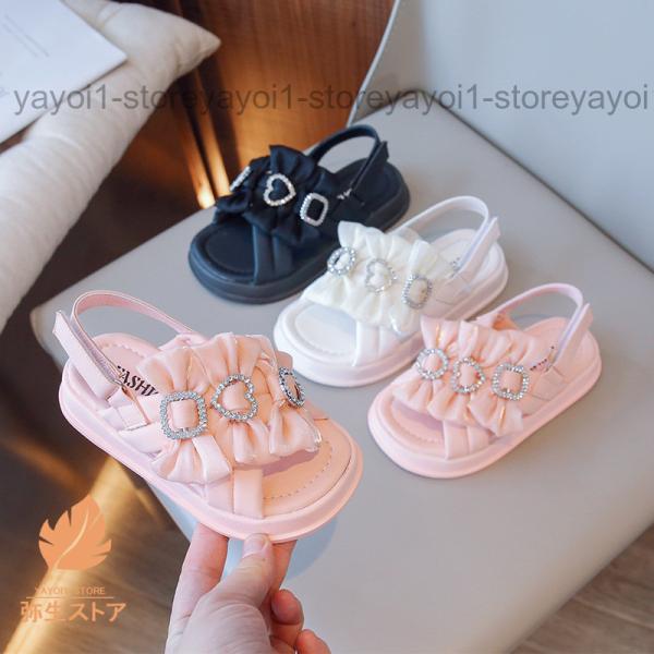 子供フォーマル ビジューシューズ 発表会 女の子 サンダル/ミュール 結婚式 キッズ 七五三 女児 ...